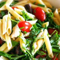 Recipe for Summer Pasta Salad - A simple pasta salad recipe that is perfect for all of your summer BBQ’s and potlucks! It is a great recipe for using up all of the vegetables from your garden or farmers market haul.