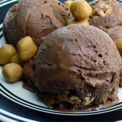 Recipe for Vegan Peanut Butter Cup Ice Cream - Tastes every bit as decadent as it sounds, let me tell you. Seriously, three scoops and I was done for the day!