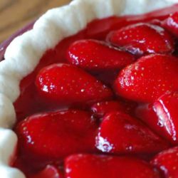 Recipe for Strawberry Pie - This pie is so good! The note I wrote on my stained recipe card is… The BEST!