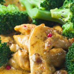 Recipe for Broccoli Chicken Dijon - This was so easy to put together, and came out delicious. Even the leftovers were great and the chicken stayed moist!