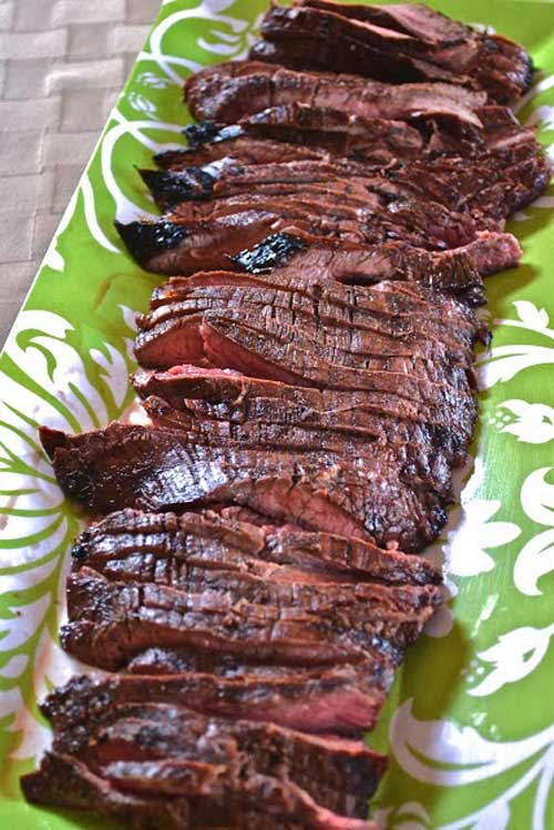 A super simple Grilled Balsamic Flank Steak recipe, that packs a HUGE flavor punch.