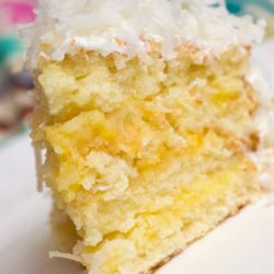 Recipe for Lemon-Coconut Cake - The citrusy note of this cake, along with it's perfect texture...I am starting to drool just thinking about it!