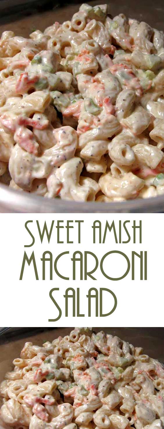 Sweet Amish Macaroni Salad