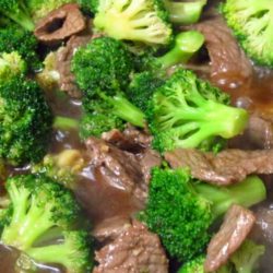 Recipe for Beef and Broccoli Stir Fry - This is an easy version of the Chinese takeout classic, delicious served alone or over any type of rice or chow mein or other long noodles.