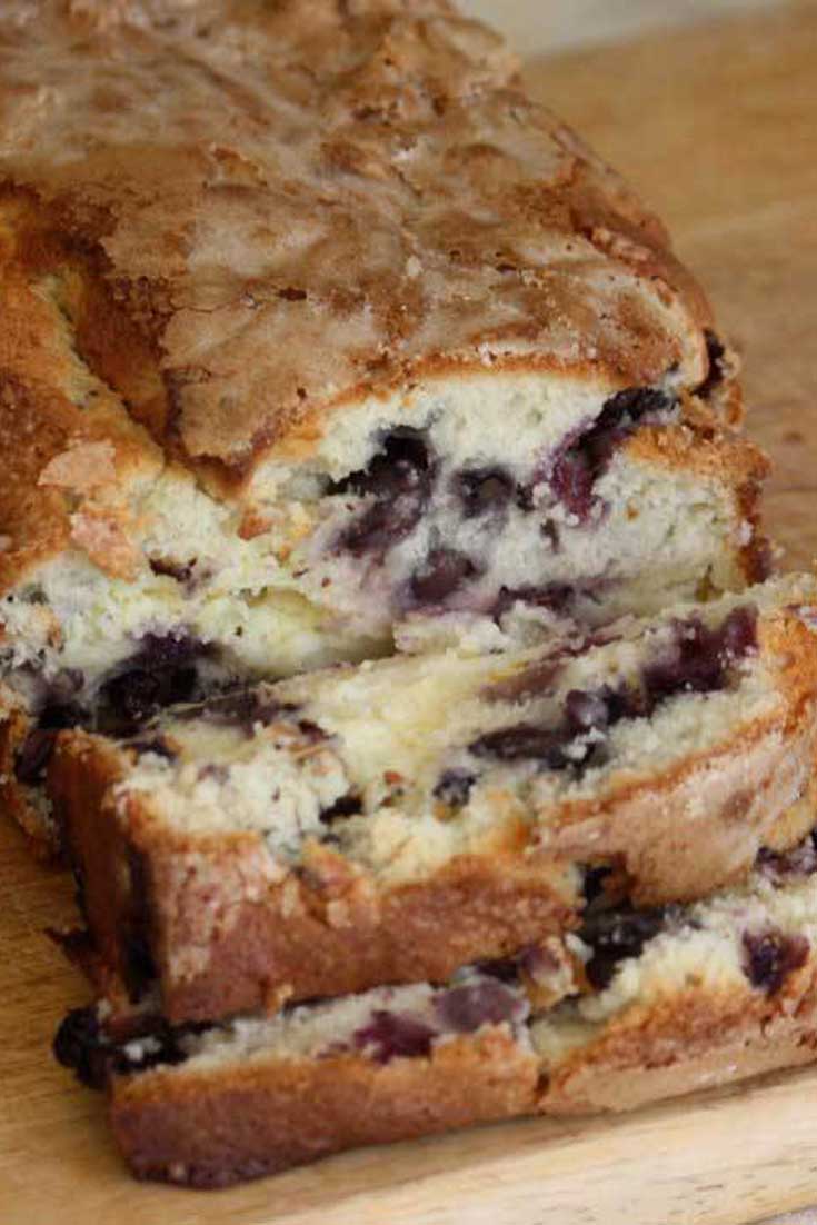 Blueberry Cream Cheese Bread