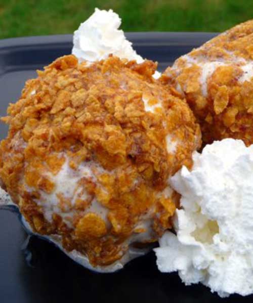 Recipe for Deep Fried Ice Cream - Oh how I have fond memories of eating these as a child. Now...I can have them anytime I want, and maybe even share them with the kiddos.