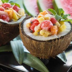 This cute salad will bring the luau spirit to your next gathering. It is sure to have all the “keikis” asking for more!