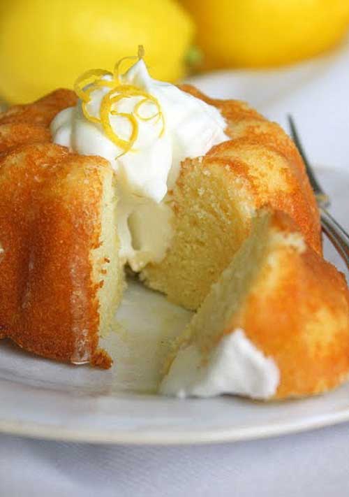 Mini Lemon Bundt Cakes with Limoncello Glaze