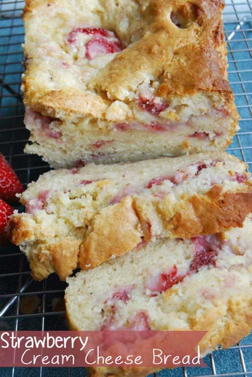 There are so many recipes on Pinterest that I can’t wait to try. This Strawberry Cream Cheese Bread was one of the recipes I have been dying to make and it turned out really good.