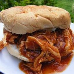 Recipe for Zesty Slow Cooker Barbecue Chicken - Use your slow cooker to prepare this great twist on basic barbecue chicken. Throw the chicken breasts in frozen!