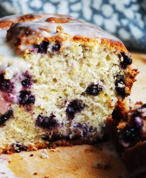 Glazed Blueberry Lemon Bread Recipe - Flavorite