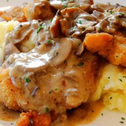 When you have a craving for German food (or mushrooms), this Jaegerschnitzel recipe, a traditional pounded cutlet with a mushroom sauce, is what you need.