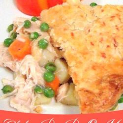 Recipe for Chicken Pot Pie-O-My - Chunks of tender chicken, lots of vegetables and a tasty crust. It has everything good, a perfect comfort food kind of meal for me!