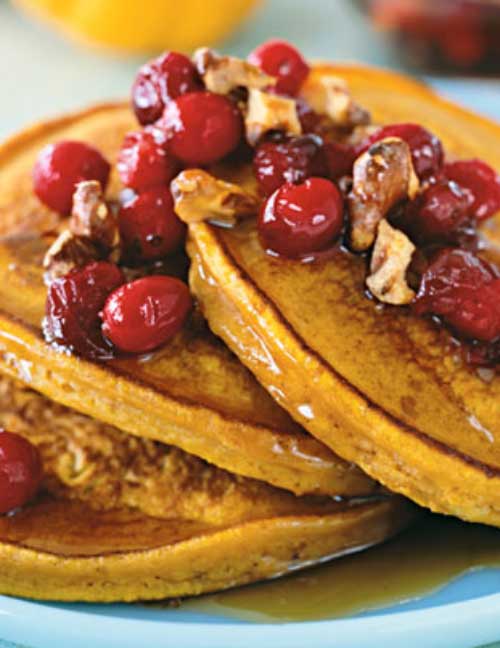 Recipe for Pumpkin Cinnamon Pancakes - Fall is almost upon us so it is time to start thinking pumpkin. And what better way to start than with breakfast.