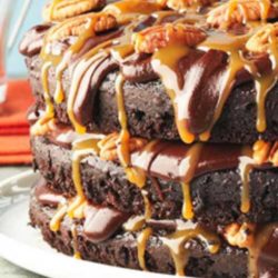 Recipe for Cafe Latte's Turtle Cake - The cake is clearly the most famous dish to come out of the longtime restaurant, where it has been a signature item since Cafe Latte opened in 1985.