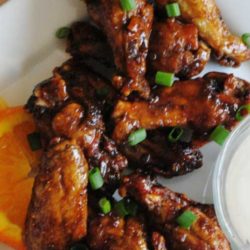 Recipe for Game Day Hot Chicken Wings - These spicy sweet chicken wings are the perfect appetizer for game day.