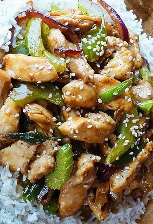 Recipe for Black Pepper-Garlic Chicken - Here's one on my favorite Stir-fry recipes, inspired by Black Pepper Chicken served at Panda Express Restaurants