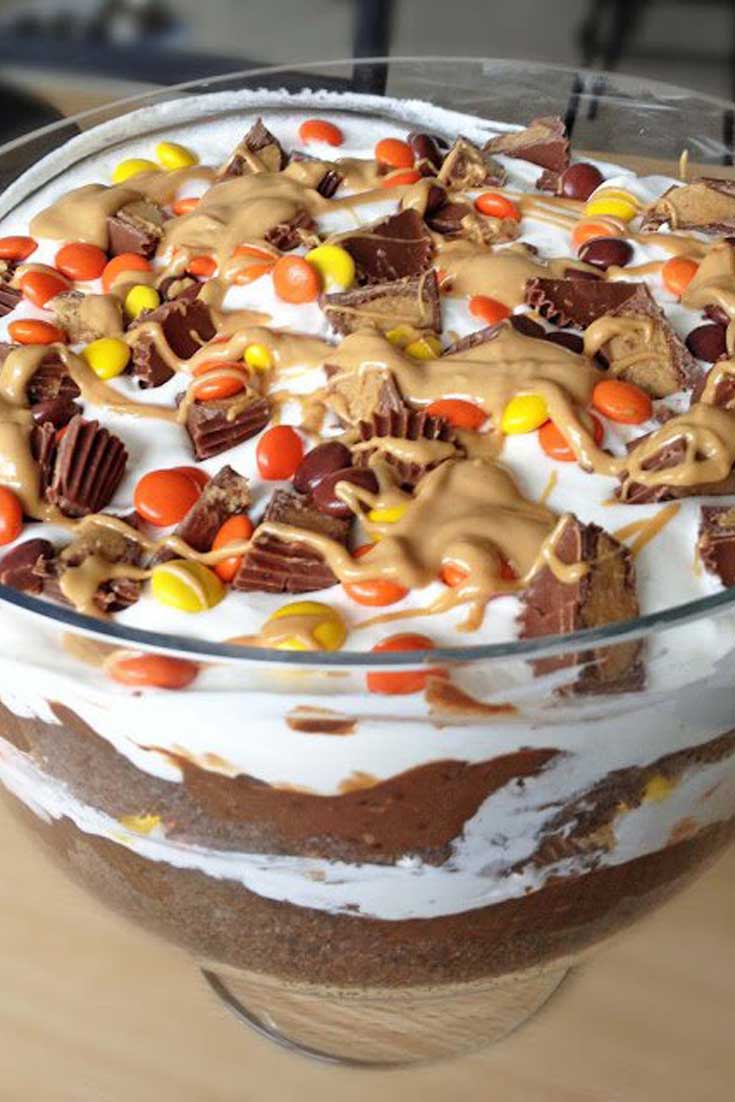 Peanut Butter Chocolate Trifle