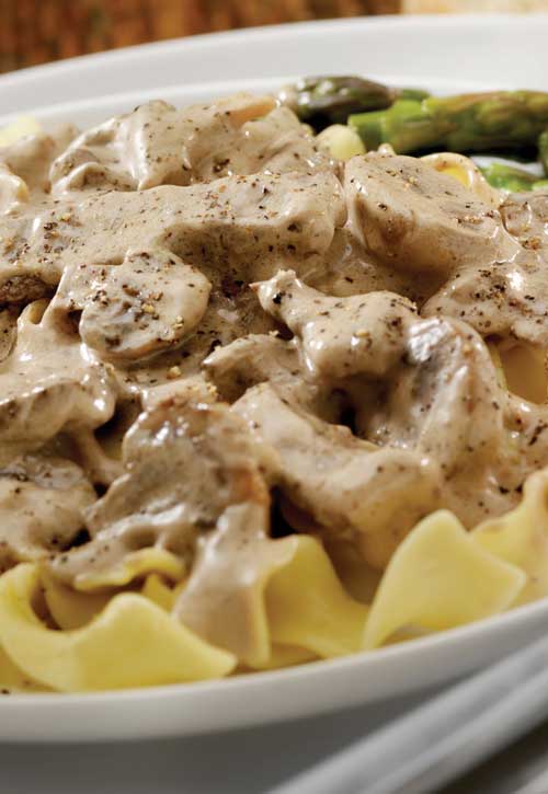 Recipe for Slow Cooker Beef Stroganoff - Using the magic that is a slow cooker, you can have this special dish any night of the week!
