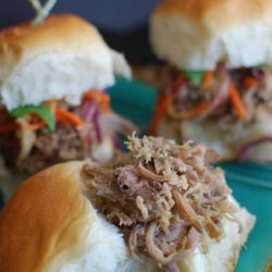 Recipe for Slow Cooker Kalua Pork - This is a really fool proof method of creating delicious pulled pork...since you throw everything into the pot and then twiddle your thumbs for the next 10 hours.