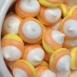 Recipe for Candy Corn Kisses - These kisses are so cute, and look just like candy corns.