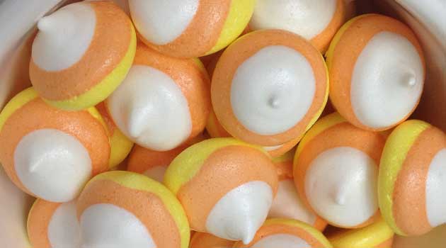 Candy Corn Kisses Recipe - Flavorite