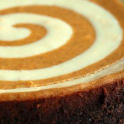 Recipe for Pumpkin Cheesecake - This is the ultimate pumpkin cheesecake. It has a unique gingersnap crust and rich, luscious swirls of cheesecake and pumpkin. If you want something extra special you have to try this recipe.