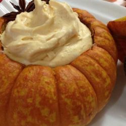 Recipe for Heavenly Pumpkin Mousse - The spicy-sweet flavors of pumpkin pie are whipped to velvety, airy perfection in this five-star treat.