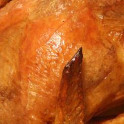 Recipe for Roasted Dry-Brined Turkey with Pan Gravy - Needless to say, the star of Thanksgiving is the turkey. This recipe is a great way to get delicious, moist meat.