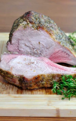 Slow-roasted Pork Rib Roast Recipe - Flavorite