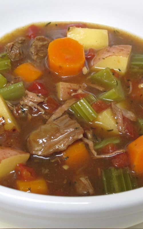 Recipe for Old-Fashioned Beef Stew - This is a very basic beef stew. It’s easy, delicious and inexpensive to make. While there are hundreds of variations of this traditional recipe, it’s hard to improve on this version’s savory and comforting goodness.