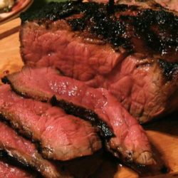 Recipe for Coffee-Rubbed London Broil - The coffee rub is my absolute favorite rub for beef, hands down – it’s smokey, spicy, fragrant and a bit bitter, and plays off the deep, earthy flavor of beef perfectly.
