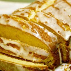 Recipe for Glazed Eggnog Bread - You will not find a better recipe for eggnog bread out there. I guarantee it. I was blown away by how amazing it baked and how moist and perfect it was.
