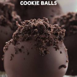 Recipe for Oreo Cookie Balls - Can't decide between cookies and confections? You don't have to! These chocolate-covered cookie balls feature a filling of cream cheese and crushed cookies