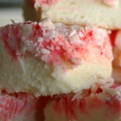Recipe for Peppermint White Chocolate Fudge - This is a super simple recipe, quick to make and just different enough to be the first treat they reach for.