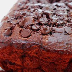Recipe for Quadruple Chocolate Loaf Cake - Moist, chocolaty, dense, rich - and I think it goes without saying, decadent. I think the most charming thing about this cake is it was probably the easiest dang thing I ever made in my life!