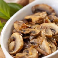 Recipe for Sauteed Mushrooms - This is one of the easiest and most yummy ways to enjoy your mushrooms. Delicious as a side, an appetizer, or added to a salad.