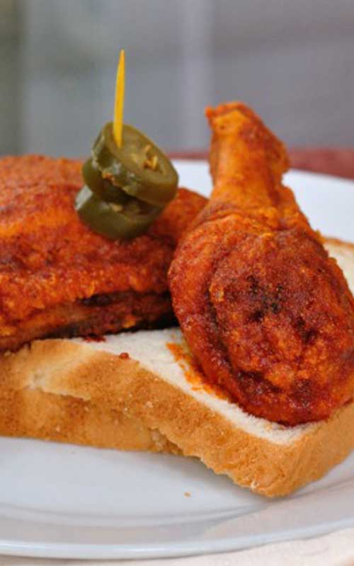 Recipe for Nashville Hot Chicken - If you’ve never had Nashville hot chicken, you’re in for an experience. Crisp fried chicken coated in a smoking hot paste of cayenne pepper and spices. YUMMY!