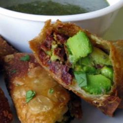Whip up a restaurant favorite at home with a quick and easy recipe for avocado egg rolls made with just five ingredients.