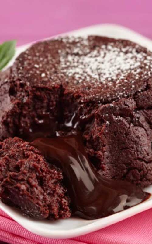 Recipe for Sultry Chocolate Molten Lava Cake - Everyone needs a good chocolate molten lava cake recipe in their life. This one packs a punch, a punch of protein that is!