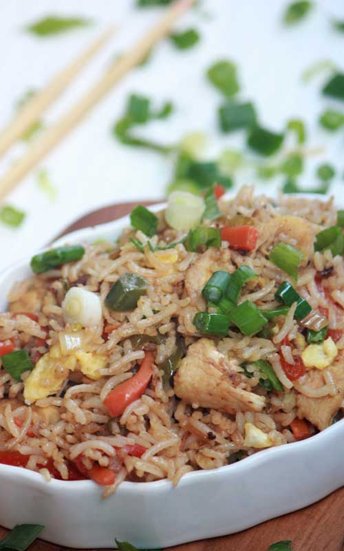 Healthy and Easy Chicken Fried Rice
