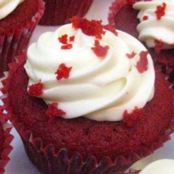Recipe for Red Velvet Cupcakes - This mini version of the classic Red Velvet Cake is one of the more popular offerings in bakeries all across the country. Whip up a batch anytime, with this recipe!