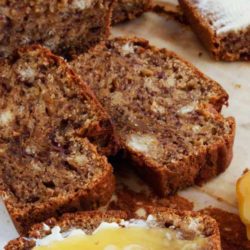 Recipe for Delicious Banana Bread - This is the best banana bread I have ever had. I buy really ripe bananas just so I can make this!