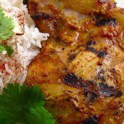 Recipe for Chicken Tikka on the Grill - Cooked either on a stovetop grill pan or over a flame, this chicken is incredibly succulent and flavorful - a fantastic alternative to your run-of-the-mill barbecue sauce.