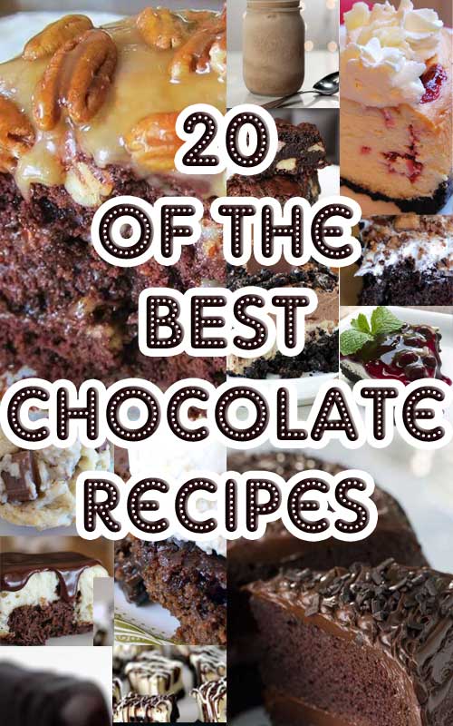 Who doesn't love themselves a treat made from chocolate? We have gone through our archives and gathered our 20 most popular recipes, containing the most popular flavor on the planet; CHOCOLATE!