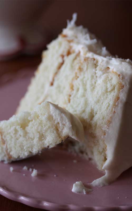 Recipe for Southern Style Coconut Cake - This cake is really beautiful, and the coconut flavor in the cake was nice and subtle. The frosting is out of this world delicious and not coyingly sweet or rich...perfect!!