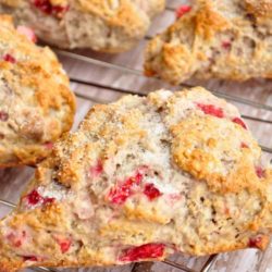 Recipe for Strawberry Scones - These delectable scones were so easy to make, with the entire cooking time not taking more than 30 minutes in all; now doesn't that make you want to try it too?
