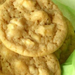 Recipe for White Chocolate Key Lime Cookies - These cookies are really good. They are basically just white chocolate macadamia nut cookies kicked up a little bit with the addition of lime juice and lime zest.