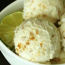 Recipe for Key Lime Pie Ice Cream - If you like key lime pie, you will love this recipe. It literally tastes like someone threw a key lime pie into an ice cream maker.
