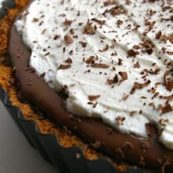 Recipe for French Silk Pie - Richly chocolate, smooth without being gloppy. It slumped ever-so-slightly in that perfectly decadent way. As if it was so full of goodness that it couldn’t contain itself.